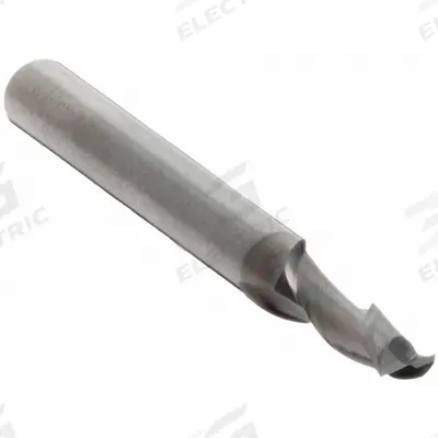 CLEVELAND Square End Mill: Carbide, AlCrN Coated, 2 Flute, 3/32" Mill Dia, 9/32" LOC - Pencil-Neck Carbide Square End Mills