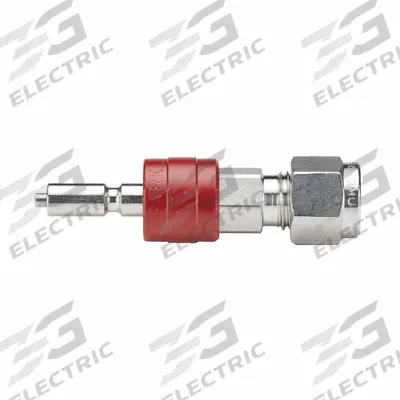 PARKER Nipple: 3/8 in Coupling Size, A-Lok Tube End, A-Lok Tube End - CPI Series Hydraulic Quick-Connect Coupling Plugs