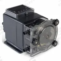 STENNER Peristaltic Chemical Metering Pump: 120V AC, 1/16 hp HP, 150 gpd Max. Flow Rate, Santoprene (MPN S405X). Key specifications — Tubing Material: Santoprene; Brand: STENNER; Reproducibility: ±2.0%.