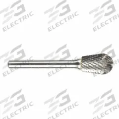 SGS PRO Carbide Bur: Cylinder/Inverted Cone, SD-5CO, 1/2" x 3/4" Head, 1/4" Shank (MPN 15858). Key specifications — Trade Number: SD-5CO; Brand: SGS PRO.