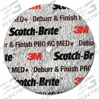 SCOTCH-BRITE Unitized Wheel: 6 in Dia x 1/2 in W, 1 in Arbor Hole, Ceramic, Coarse, Hard (8), DP-UW (MPN 7100110911). Key specifications — Series: DP-UW; Brand: SCOTCH-BRITE.