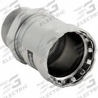 VIEGA MEGAPRESS Crimp Adapter Fitting: 2 in Pipe x 2 in Pipe Size, Press-fit x MNPT, Steel, EPDM (MPN 25125). Key specifications — Brand: VIEGA MEGAPRESS.