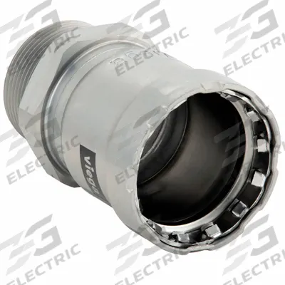 VIEGA MEGAPRESS Crimp Adapter Fitting: 2 in Pipe x 2 in Pipe Size, Press-fit x MNPT, Steel - Steel Press Pipe Fittings