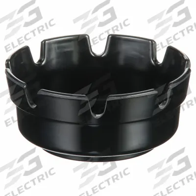 CRESTWARE Ash Tray: Black, Melamine, 1 3/4 in Overall Ht, 4 in Overall Dia (MPN MEL263B) - Furnishings, Appliances and Hospitality