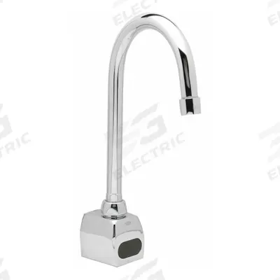 ZURN Bathroom Sensor Faucet: AquaSense, Brass, Chrome Finish, Single-Post, Battery - Single-Post Sensor Bathroom Faucets