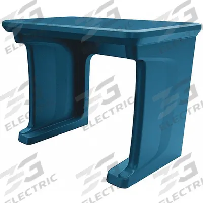 CORTECH Freestanding Desk: Slate Blue, 29 in Overall Ht, 30 in Overall Wd, 24 in Overall Dp - Floor-Mount Desks