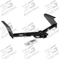 REESE Step Bumper Receiver: III, 5,000 lb Gross Trailer Wt Capacity, 500 lb Tongue Wt, Steel (MPN 75578). Key specifications — Finish: Powder Coated; Drilling Required: No; Vehicle Make: Jeep; Vehicle Model: Liberty; Brand: REESE.