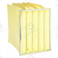 GRAINGER Pocket Air Filter: 24 in x 20 in x 22 in, MERV 14, Yellow, Synthetic, 5 Pockets (MPN 5M407). Key specifications — Display Sell UOM: EA; Brand: GRAINGER; Media Material: Synthetic; Performance Rating: MERV 14.