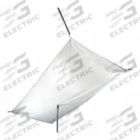 PIG Leak Diverter Tarp Kit: 10 ft Lg, 5 ft Wd, Straps Leak Diverter Mounting, Polyester/PVC, Gray (MPN TLS553-GY). Key specifications — Diverter Material: PVC; Diverter Color: Gray; Leak Diverter Mounting Style: Straps; Brand: PIG.
