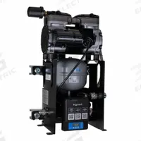 GAST Electric Air Compressor: 0.5 hp, 1 Stage, Horizontal, 0.53 gal, 2.5 cfm, 55 psi, 120V, Oil-Less (MPN 87R-100S). Key specifications — attr48430: GAST; attr48445: 60 Hz; attr48448: 24 in Connecting Hose; attr48450: 120V; attr48474: Single; attr48487: Horizontal.