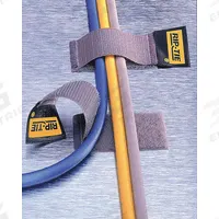 RIP-TIE Hook-and-Loop Mountable Cable Tie: 8 in Lg, 3.25 in, 1 in Wd, 90 lb Tensile Strength, 5 PK (MPN C-08-005-BK). Key specifications — Color: Black; Brand: RIP-TIE; Includes: Acrylic Adhesive Back; Max. Bundle Dia.: 3.25 in.