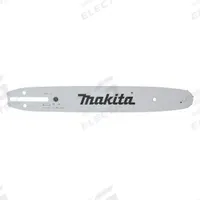 MAKITA Guide Bar: 12 in Compatible Bar Lg, 3/8 in, 0.05 in Gauge, 46 Links (MPN E-00066). Key specifications — Brand: MAKITA; Compatible Chain Saw Manufacturer: Makita; Pitch: 3/8 in.