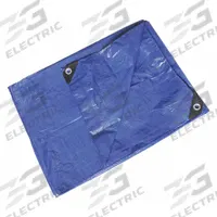 APPROVED VENDOR Tarp: 7.5 ft Lg, 5.5 ft Wd, Std Duty, 5.1 mil, Polyethylene, Blue/Green, Waterproof (MPN 2ZJ44). Key specifications — Color: Green; Brand: APPROVED VENDOR.