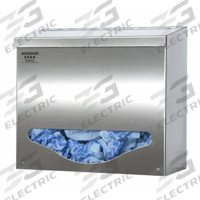 BOWMAN DISPENSERS Bulk Dispenser: 12 3/16 in Overall Wd, 5 3/4 in Overall Dp, 1 Compartments - Bulk Healthcare Dispensers