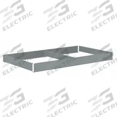 TENNSCO Shelf: 48 in x 18 in, 2,500 lb Load Capacity, Gray, Shelf (MPN ZLCS-4818). Key specifications — Includes: (4) Beams; Shelf Configuration: Single Straight; Color: Gray; Frame Material: Steel; Brand: TENNSCO; Frame Finish: Zinc Plated; Product Type: Shelf.