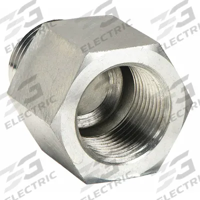 PARKER Metal Pipe Straight: Straight, Carbon Steel, 3/4 in - Hydraulic Threaded Extreme-Pressure Pipe Fittings