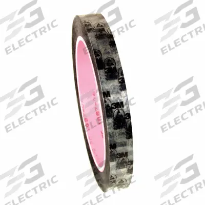 3M Conductive Electrical Tape: 3 in Wd, 72 yd Lg, 2.2 mil Thick, 20 V Volt Rating - Anti-Static Conductive Adhesive Electrical Film Tape