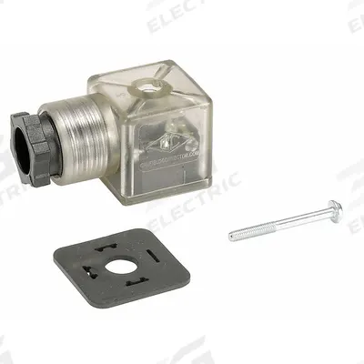 Parker Solenoid Coil Connector: B/Viking Xtreme, DIN 43650 Form C, 15 mm For Coil Size - Solenoid Connectors
