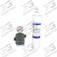 3M WATER FILTRATION PRODUCTS Water Filtration System: 0.5 micron, 1.5 gpm, 17 in Overall Ht (MPN 5616003). Key specifications — Product Type: High-Flow Filtration System; Filter Media: Polyphosphate; Brand: 3M WATER FILTRATION PRODUCTS; Reduces: Sediment.