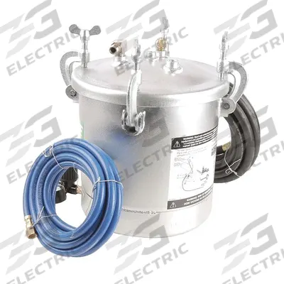 SPEEDAIRE Paint Tank: Steel, 2.5 gal Capacity, 1 Regulators - Paint Pressure Tanks