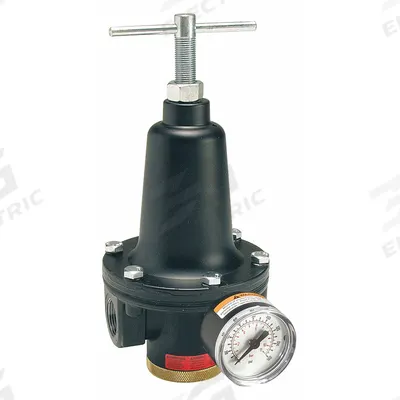 Parker Compressed Air Regulator: Zinc, 1 in NPT, 400 cfm, 2 psi to 125 psi - Parker FRL Air Regulators