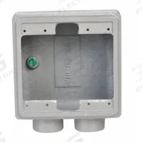 APPLETON ELECTRIC Electrical Box: Iron, Rectangular, 2 Gangs, 3/4 in Hub Size, 45 cu in Capacity (MPN FDS-2-75). Key specifications — Color: Gray; Brand: APPLETON ELECTRIC.