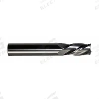CLEVELAND Square End Mill: Carbide, 4 Flute, 3.5 mm Mill Dia, 12 mm LOC, 50 mm OAL (MPN C98220)