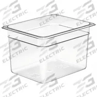 CAMBRO Food Pan: Half Size, Rectangular, 12.4 qt Capacity, NSF Certified, 12 3/4 in Overall Lg (MPN CA28CW135). Key specifications — Brand: CAMBRO; Dishwasher Safe: Yes; NSF Certified: Yes; Product Type: Food Pan; Manufacturer Part Number: CA28CW135.