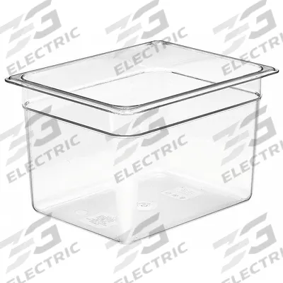 CAMBRO Food Pan: Half Size, Rectangular, 12.4 qt Capacity, NSF Certified - Steam Table Pans