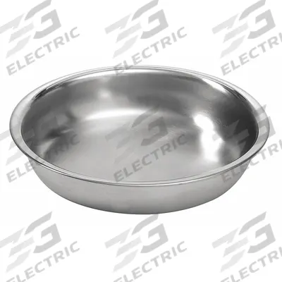 AMERICAN METALCRAFT Food Pan: Full Size, Round, 2.25 ga Gauge, 7 qt Capacity - Steam Table Pans