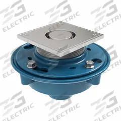 ZURN Floor Drain: Square, Cast Iron, 8 3/8 in Overall Dia, 6 in Overall Ht, 3 in Nominal Pipe Size (MPN ZS415-3NH-6LRS). Key specifications — Brand: ZURN; Connection Type: No Hub.