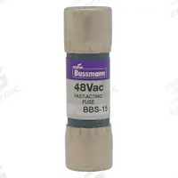 BUSSMANN Fuse: BBS Series, Midget, Fast-Acting, 400 mA, 600 V AC, 13/32 in x 1 3/8 in (MPN BBS-4/10). Key specifications — attr1287209: BBS; attr211192: BUSSMANN.
