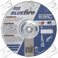 NORTON Cut-Off & Grinding Wheel: Type 27, 9" x 1/8" x 5/8"-11, Zirconia Alumina, 24 Grit (MPN 66252843244). Key specifications — Series: BlueFire ZA; Brand: NORTON.