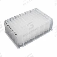 MTC BIO Deep-Well Well Plate: Non-Sterile, 96 Wells, 2.2 mL, 8.2 mm Dia, RNase/DNase Free, Square (MPN D3096-39). Key specifications — Brand: MTC BIO; Body Color: Colorless; RNase/DNase Free: Yes; Well Shape: Square; Material: Polypropylene.