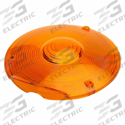 GROTE Replacement Lens: Round, Tail Light, 15/16 in Wd - Vehicle Lighting, Acrylic - Round Replacement Lenses