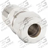 HAM-LET Compression Fitting Adapter: 10 mm OD x 3/8 in Pipe Fitting Size, Compression x MNPT (MPN 768L-SS-10MM X 3/8). Key specifications — Compatible Fitting Brands: Let-Lok; Brand: HAM-LET.