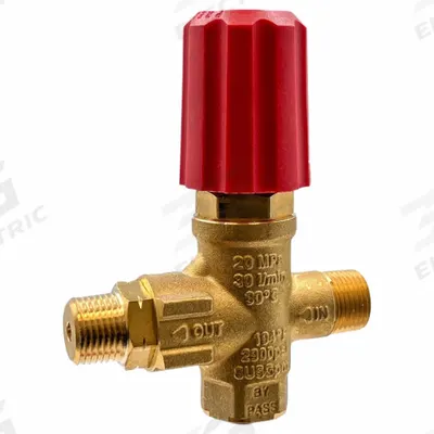 MECLINE Unloader Valve: 3/8 in Bypass Connection Size, NPT, Brass - Unloader Valves