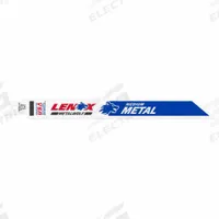 LENOX Reciprocating Saw Blade: 18 Teeth per Inch, 8 in Blade Lg, 0.04 in Blade Thick, 0.39 in Cut Wd (MPN 20563S818R). Key specifications — attr1109198: 18; attr1109200: Rigid for Straight Cuts; attr1109201: Straight; attr1109209: LENOX.