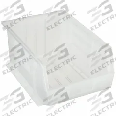 QUANTUM STORAGE SYSTEMS Hang and Stack Bin: 11 in x 16 in x 8 in, Clear, Label Holder Included (MPN QUS255CL). Key specifications — Electrostatic Discharge: Not Electrostatic Discharge Conductive; Brand: QUANTUM STORAGE SYSTEMS; % Recycled Content: 0%.