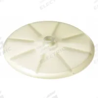 CENTURY Motor Rain Shield: 6 in Overall Dia, 1/2 in Bore Dia (MPN 2097A). Key specifications — Brand: CENTURY.