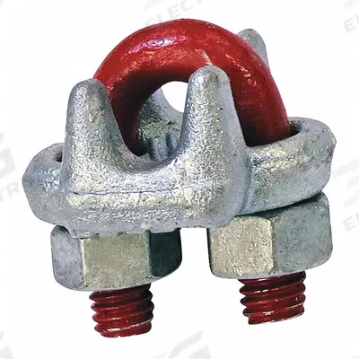 CROSBY Wire Rope U-Bolt Clip: 1 3/8 in Compatible Rope Dia, 44 in Rope Turnback Lg - U-Bolt Clips