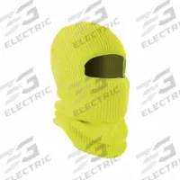 ERGODYNE Balaclava: Balaclava, Lime, Universal, Balaclava, Acrylic, Ears/Head/Mouth/Neck (MPN 6829). Key specifications — Includes Lining: No; Style: Balaclava; Lining Material: Acrylic; Areas Covered: Neck; Adjustment Type: Stretch Knit; High Visibility: Yes; Pattern: Solid; Color: Lime.
