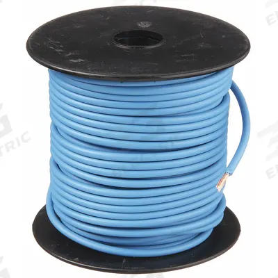 GROTE Primary Automotive Wire: GPT, 100 ft, 1 Conductor, 12 AWG, Blue - PVC-Insulated General Purpose Primary Wires