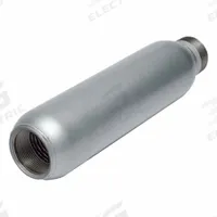 GAST Regenerative Blower Silencer: 2.62 in Outside Dia, Screw On Connection, 52 cfm Max Flow Rate (MPN AJ121C). Key specifications — attr49959: AJ121C; attr49962: GAST; attr49968: 33K817; attr49969: R3105-12.