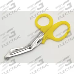MEDI-FIRST EMT Utility Scissors: Scissors, Stainless Steel, Rounded, Plastic, 7 in Overall Lg (MPN 70901-YL). Key specifications — Disposability: Reusable; Product Type: Scissors; Color: Yellow; Blade Material: Stainless Steel; Handle Material: Plastic; Brand: MEDI-FIRST; Blade End Type: Rounded.