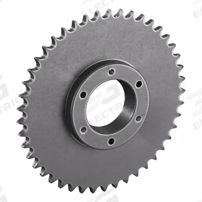 TSUBAKI Sprocket: For 40 Chain, 45 Teeth, 7.168 in Pitch Dia, 7.45 in Outside Dia - Size 40 Bushed-Bore Roller Chain Sprockets