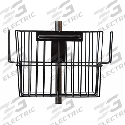 SMARTSTACK Basket: 8 in Overall Ht, Stainless Steel - IV Pole Accessories