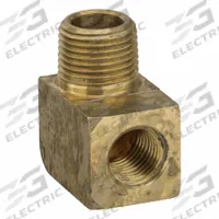 PARKER Metal Pipe Elbow: 90° Elbow, 1/4 in x 3/8 in, Female NPT Threaded x Male NPT Threaded (MPN 2202P-4-6). Key specifications — Maximum Operating Pressure: 1,000 psi.