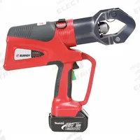 BURNDY Cordless Crimping Tool: 18 V, Dieless Head, 1,000 kcmil Max Copper, Latching Head, Burndy (MPN PAT644LI). Key specifications — attr532196: Yes; attr557685: 4 AWG; attr557684: 6 AWG; attr557683: 1,000 kcmil; attr557682: 900 kcmil; attr532165: Makita 18V LXT; attr533563: Burndy; attr532179: Charger.