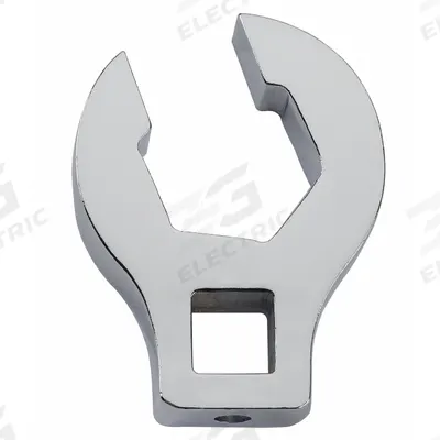 PROTO Crowfoot Socket Wrench: Alloy Steel, Chrome, 3/8 in Drive Size, 1/2 in Head Size - SAE Flare Nut Crowfoot Wrenches